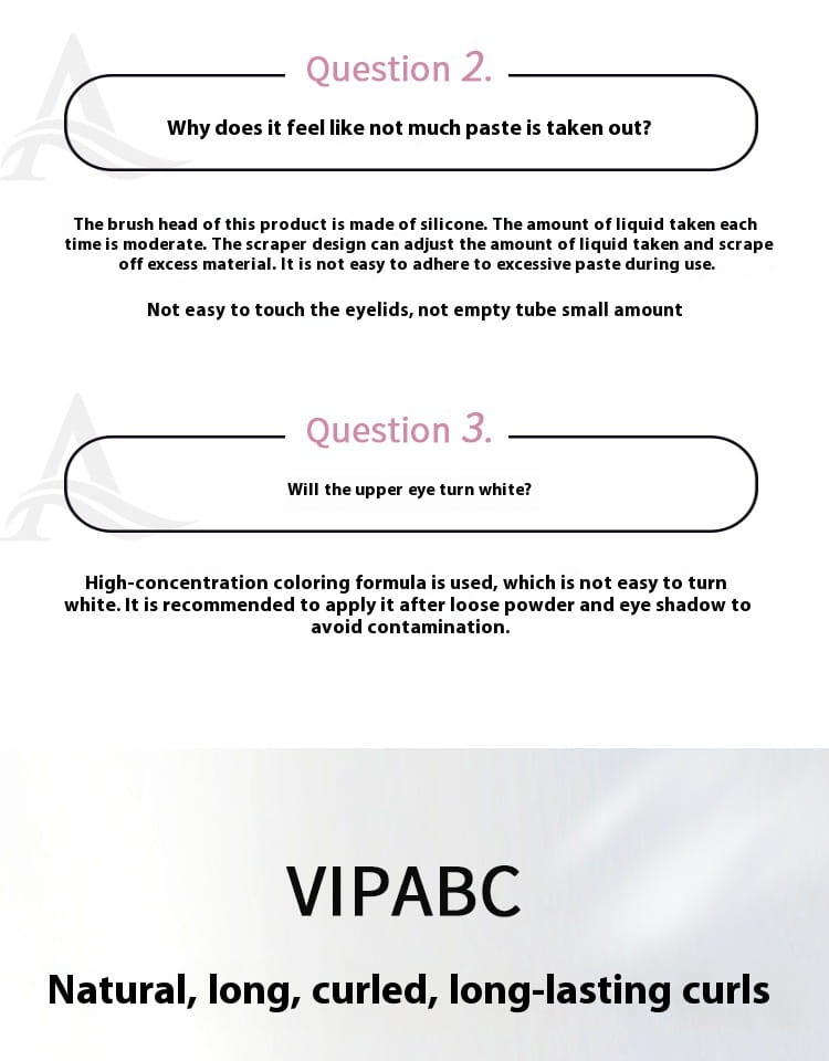 Waterproof Long Curling Black Mascara for Thick Voluminous Lashes