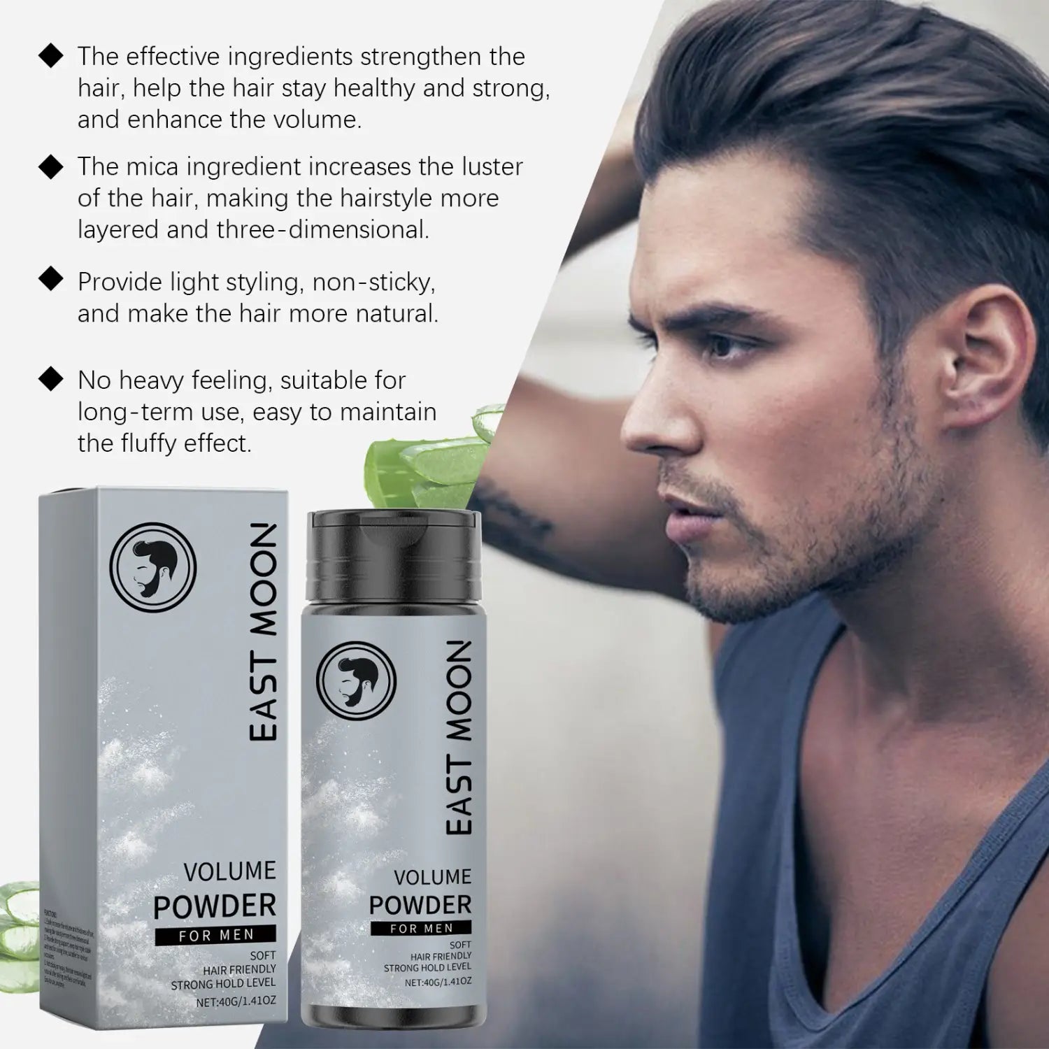 Texture Baking Powder for Hair and Bangs Convenient Booster 40g