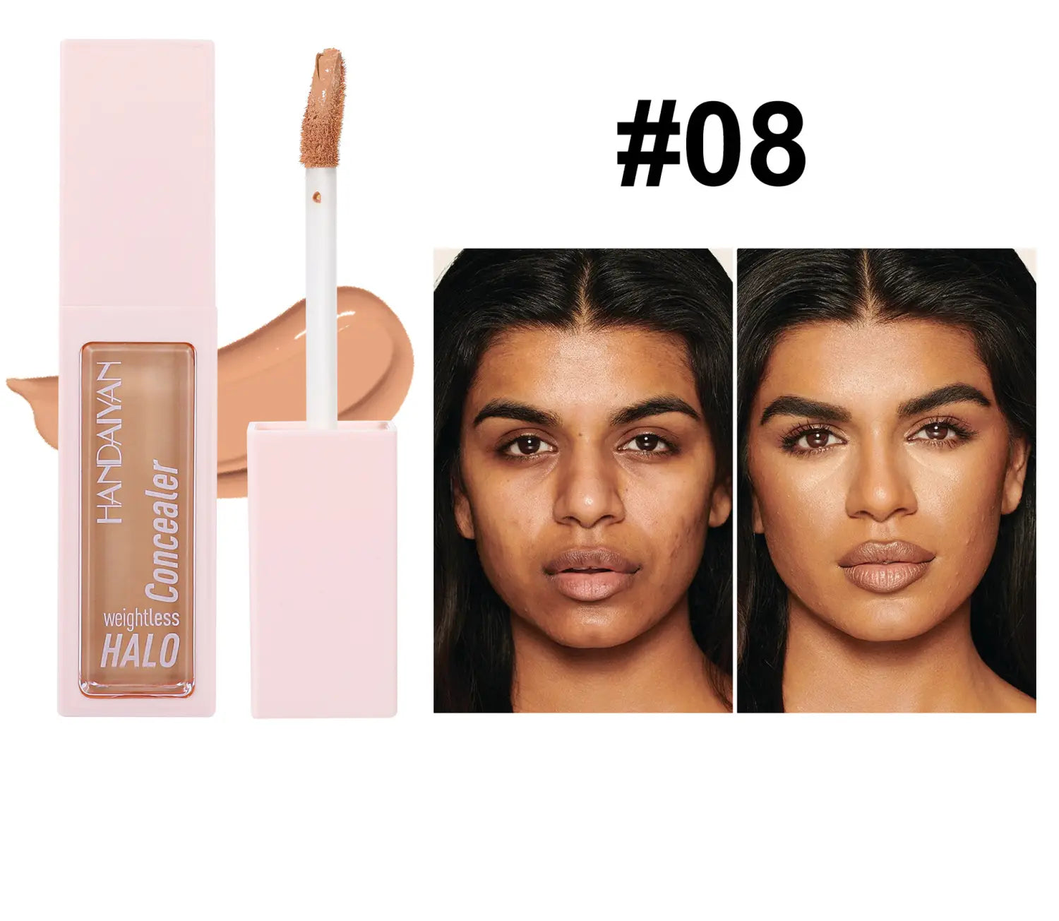 Long-Lasting Shading Cream Concealer with Color Correction and Invisible Pores