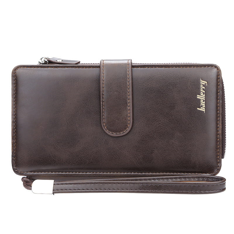 Men’s PU Leather Wallet in Dark Coffee or Light Brown for United States Buyers