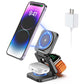 Three In One Magnetic Suction Wireless Charger - Magnetic Suction Charger for Lazy Power Lovers