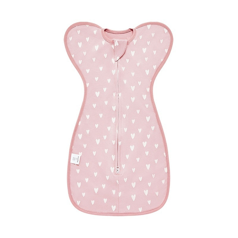 Baby Sleeping Bag Four Seasons Surrender Anti-startle Bags - Baby Sleeping Bag for Love Heart Nap Enthusiasts