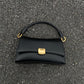 Black Underarm Baguette Bag Portable Crossbody Bag