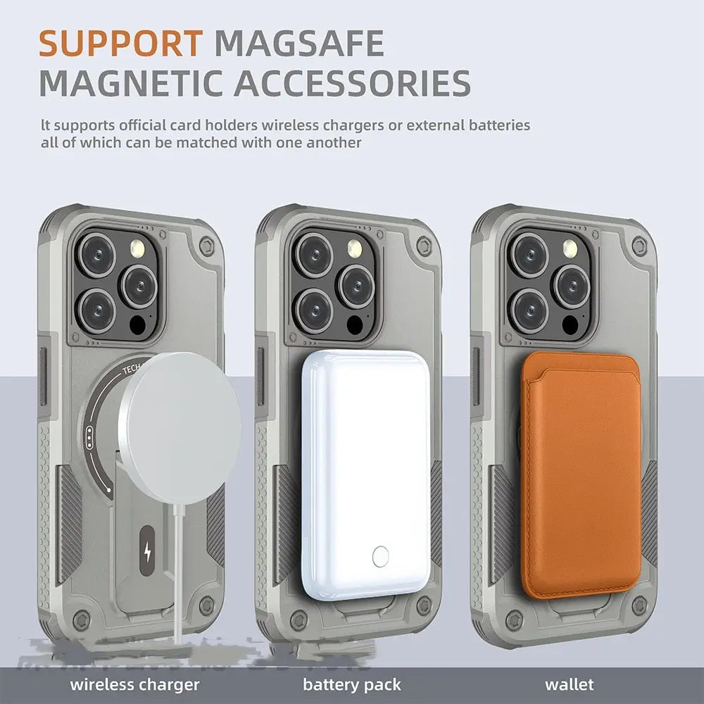 Magnetic Invisible Bracket for Phone Compatible with iPhone Models