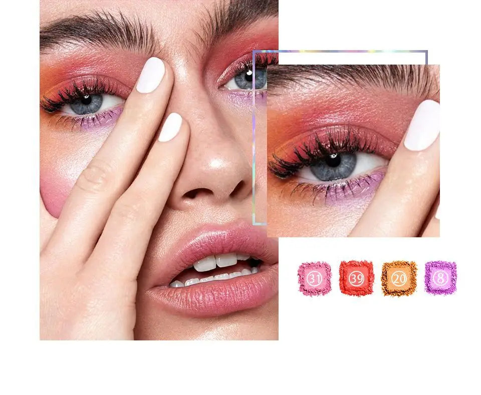 Paletă de ochi multicolori pentru ochi impermeabili machiaj de lungă durată pentru toate tonurile pielii