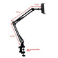 Cantilever Mobile Phone Tablet Lazy Desktop Clip-on 360-degree Rotating Folding Metal Bracket