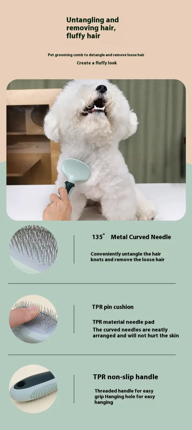 Koera peibutuskomplekt lemmikloomade juukseid kärpimise nuga kammipintsled desheding tööriistakomplekt