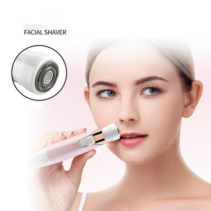 Electric Hair Removal Device Female USB Shaver 5 In 1 Eyebrow Trimmer - Get Smooth with the Electric Hair Removal Device