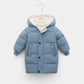 Children’s down padded jacket thick mid-length