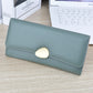 Women’s Long Wallet Soft Leather Wallet Multi-card-slot Card Holder Retro Fashion Minimalism Large-capacity Handbag