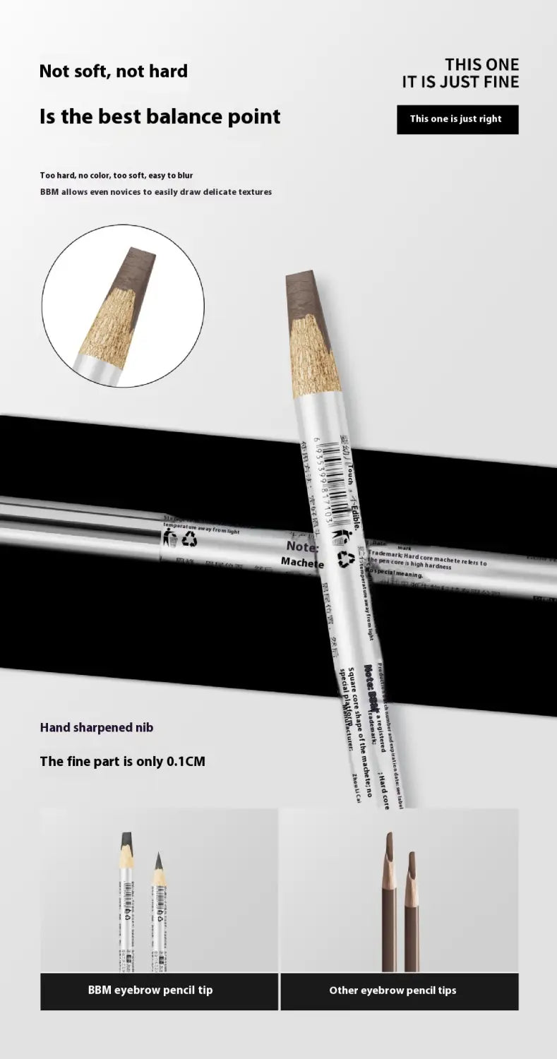 Multicolor Eyebrow Pencil for Natural Brows Waterproof Long-lasting Makeup