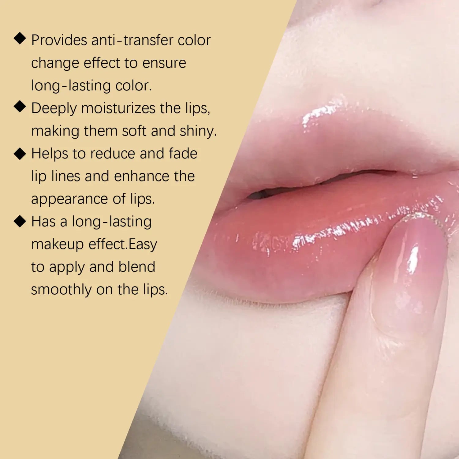 Moisturizing Hyaluronic Acid Lipstick with Vitamin E and Jojoba Oil