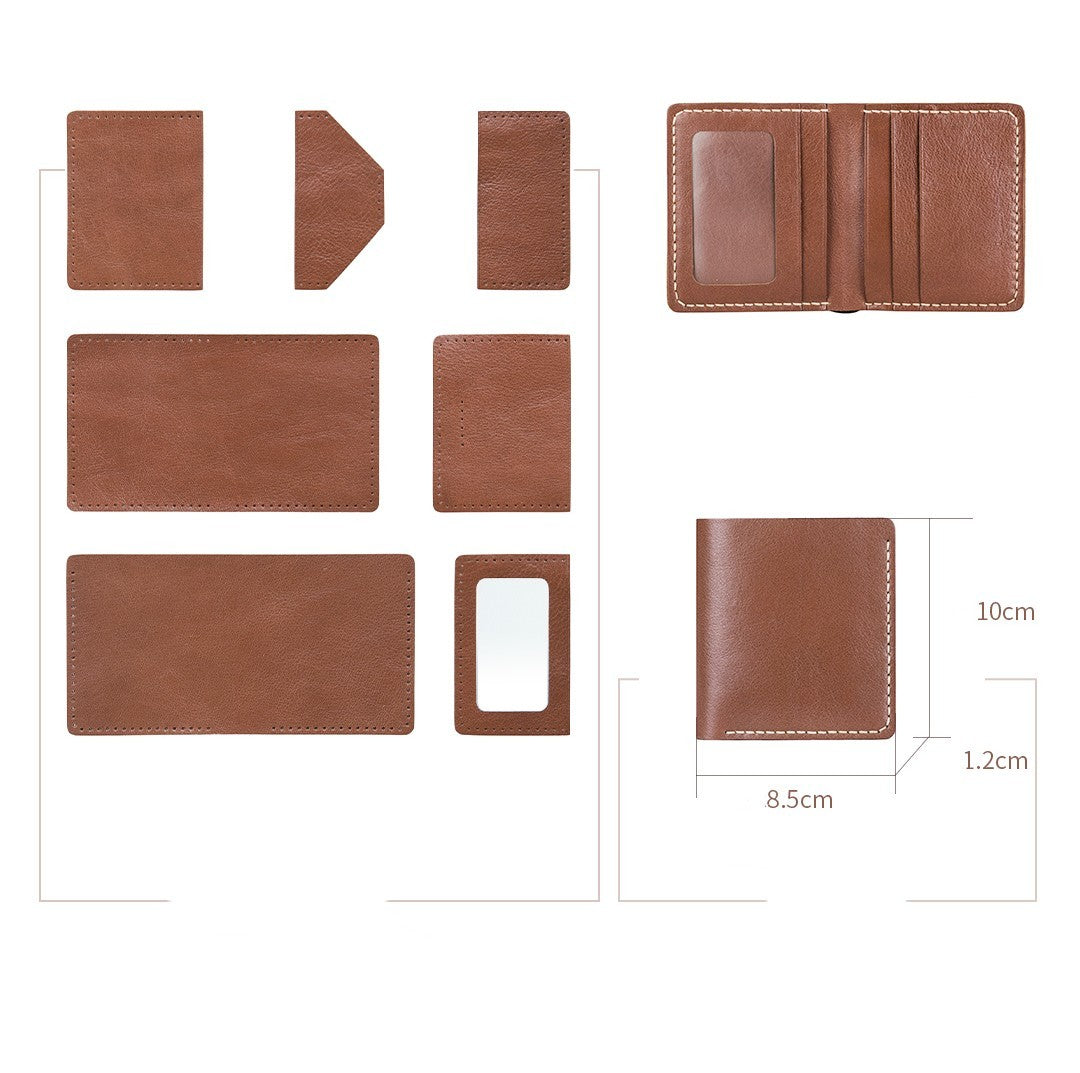 Card Real Cowhide Diy Handmade Bag Material Package Homemade - Cowhide Crafty Bag Material Package for DIY Style