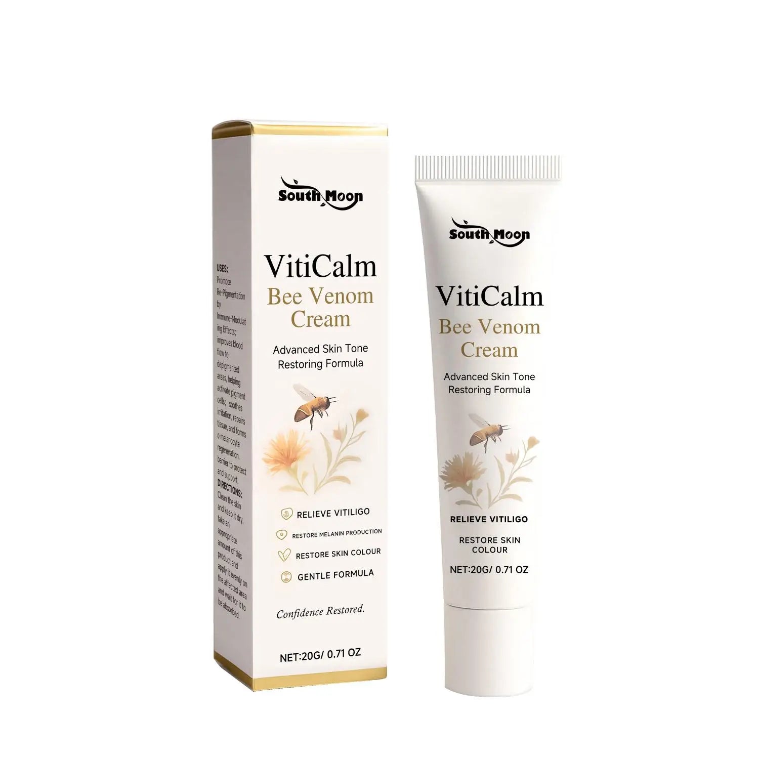 Lugande örtkräm med mynta biet Safflor och lila gräsrot