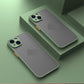 Fine Hole All-inclusive Frosted Protection Contrast Color Phone Case