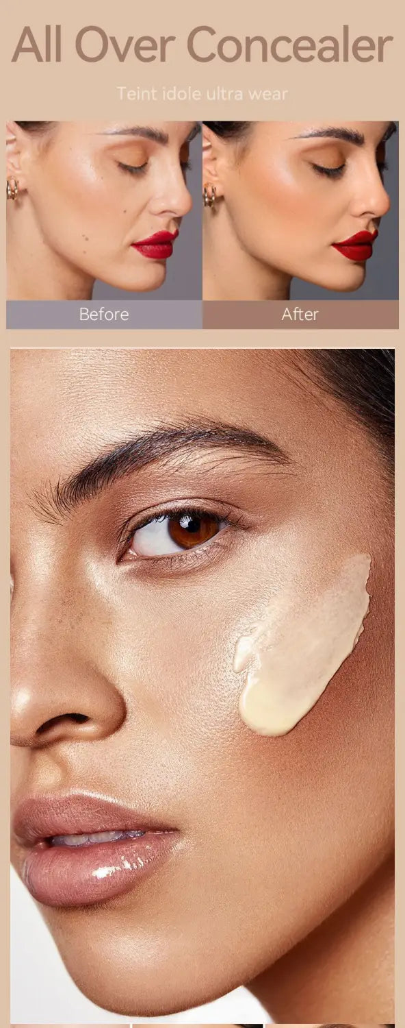 Waterproof Liquid Concealer to Improve Skin Color and Cover Imperfections