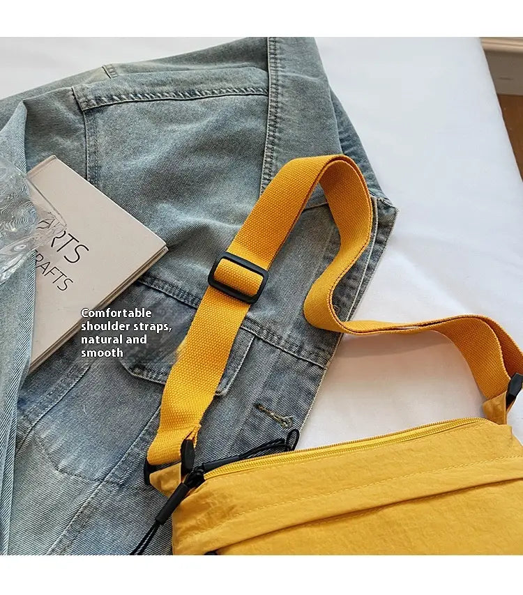 Sac à corps croisé en toile de voyage avec poche de téléphone pour les femmes en plusieurs couleurs