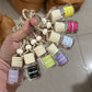 Car Scented Glass Bottle Rearview Mirror Pendant