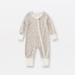 Jusheng Clothing Foreign Trade Bamboo Fiber Baby Jumpsuits Spring And Autumn Long Sleeve Double Zipper Baby Pajamas