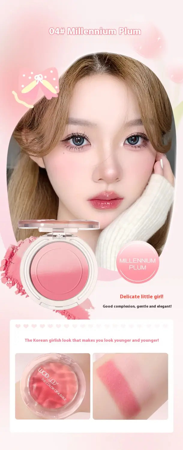 Neutral Blush Powder Rouge for Sensitive Skin 7g Large Compact