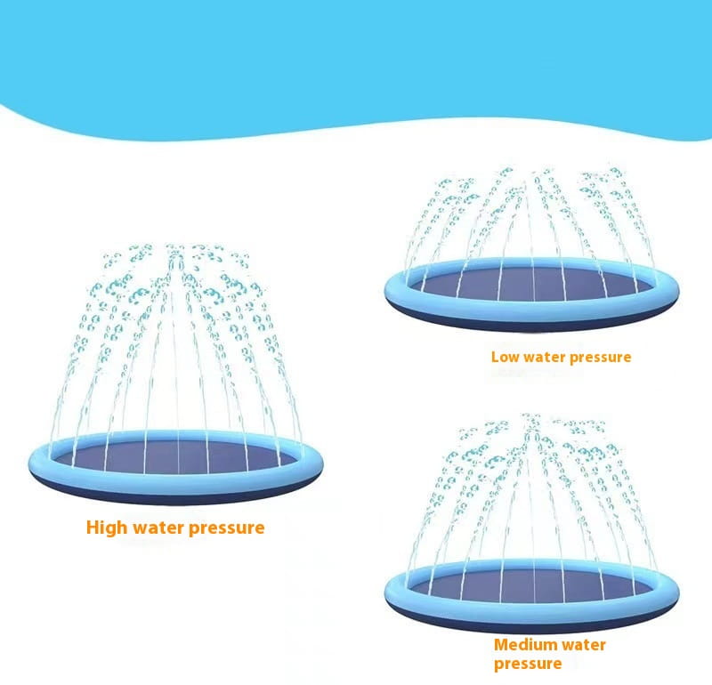 Dog Water Spray Pad Outdoor Splash Toy for Pets Summer Cooling Mat