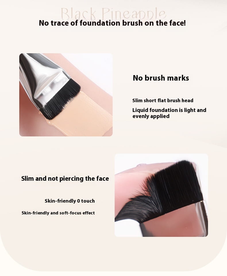 Black Pineapple CP Brush Set Powder with Soft Double Sided Puff