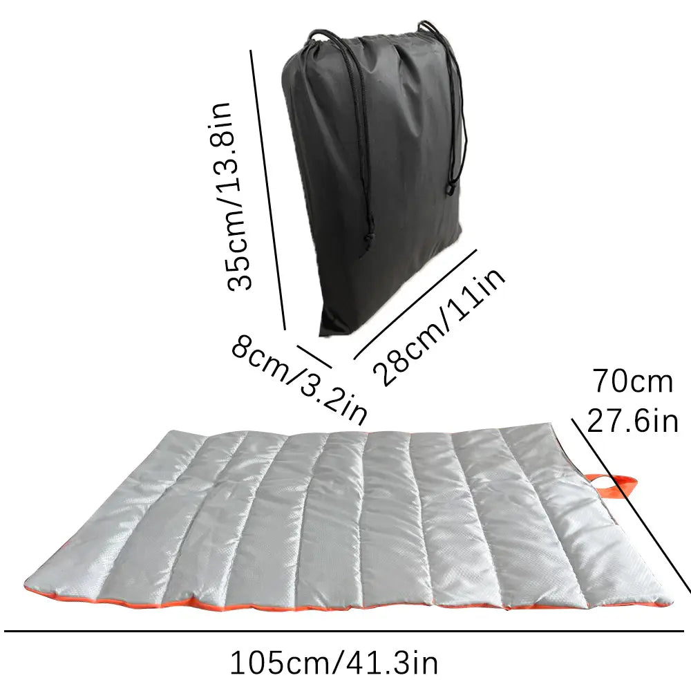Suur koeravoodi must apelsin puuvill padi reisikotiga 105x70 cm