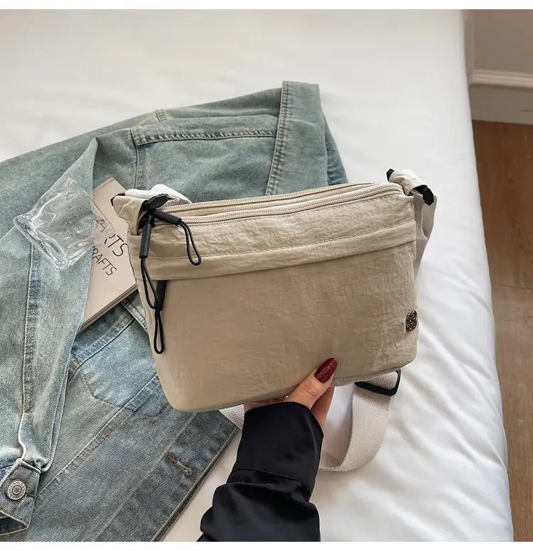 Sac à corps croisé en toile de voyage avec poche de téléphone pour les femmes en plusieurs couleurs