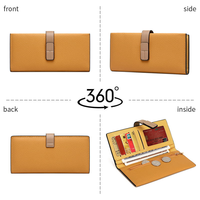 Polüester ja PU nahast käekott mitmes värvitoonis naistele