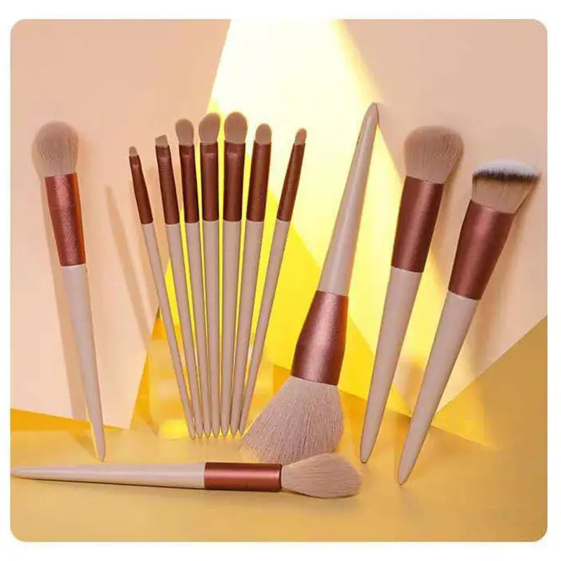 Set di pennelli per trucco capelli animali ombretto cipria sciolta blush riparazione