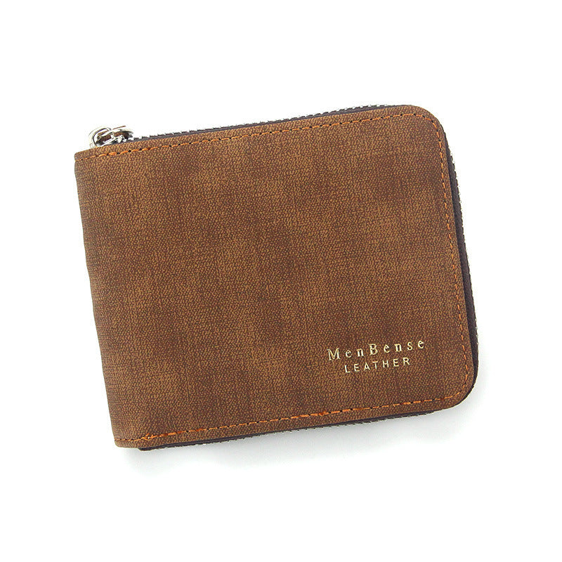 Men’s Simplicity Wallet Fashion Frosted - Simplify Your Style with Men’s Frosted Wallets