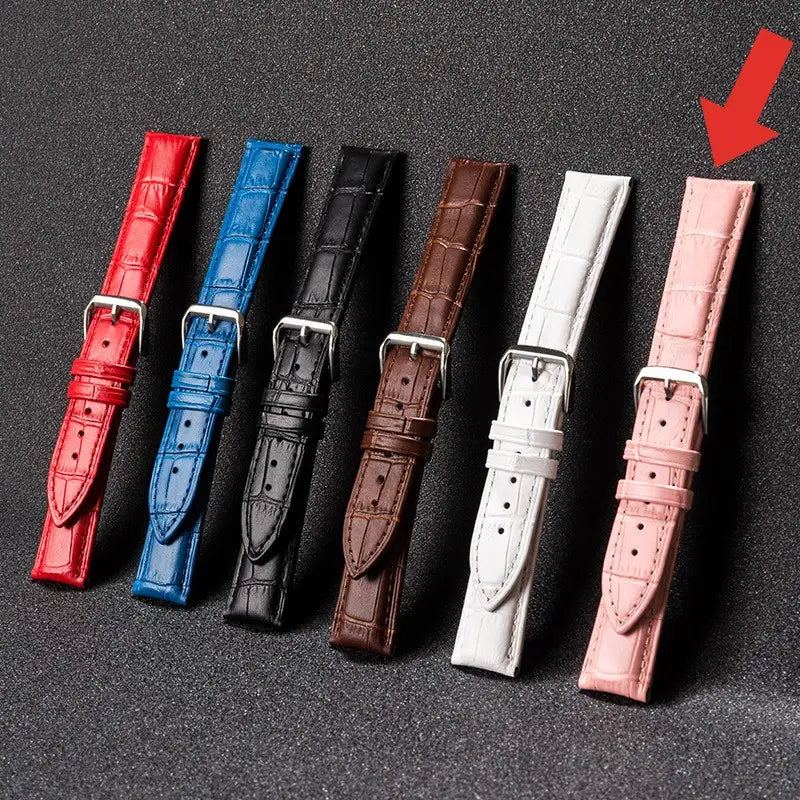 Strap Plain Bamboo Groove Leather