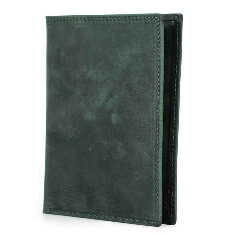 Portefeuille en cuir en cuir véritable support de carte de bifold étanche pour les hommes et les femmes