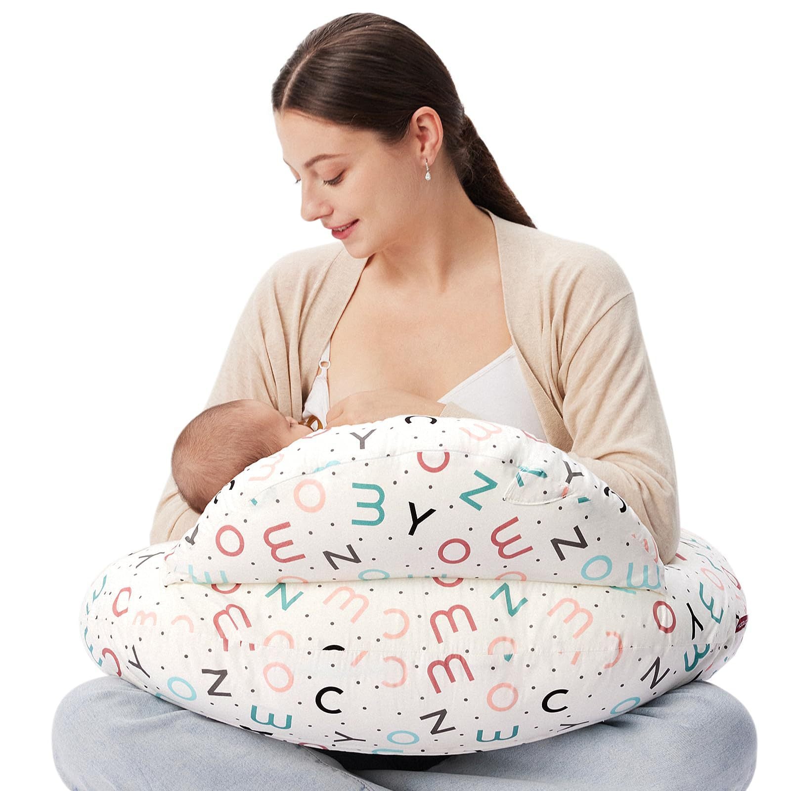 Breastfeed Pillow Baby Pillow Nursing Pillow Multifunctional Removable - Snuggle Up with Our Sky Blue Baby Pillow