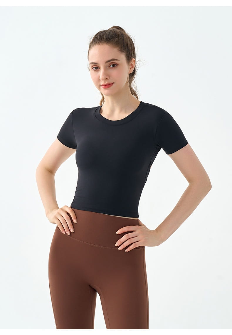 Solid Color Yoga Leggings for Fitness and Exercise in Raspberry Red Khaki Black