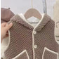 Lambswool Hooded Vest Fashionable Vest Waistcoat Outerwear