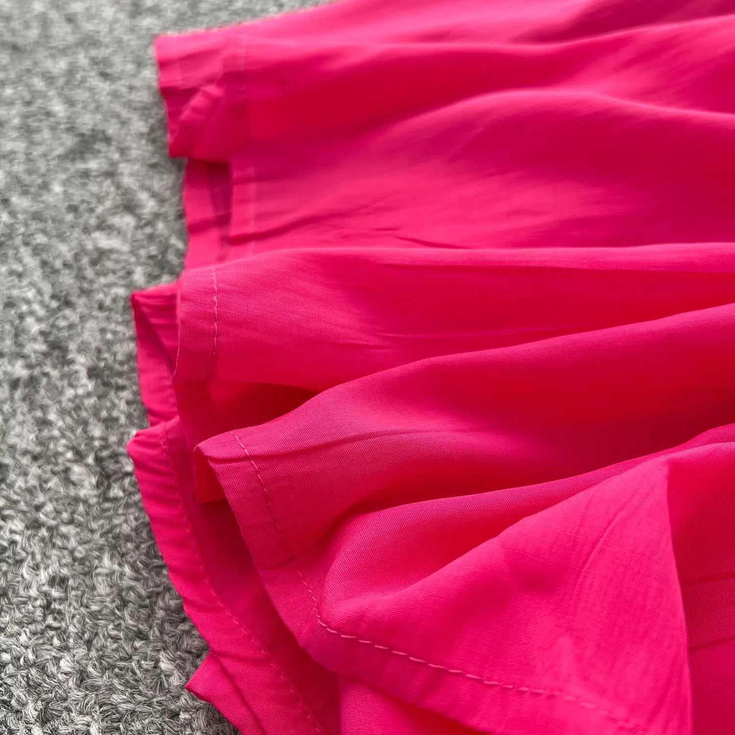 Polyester A-lijn rok met lange mouwen in meerdere kleuren voor vrouwen