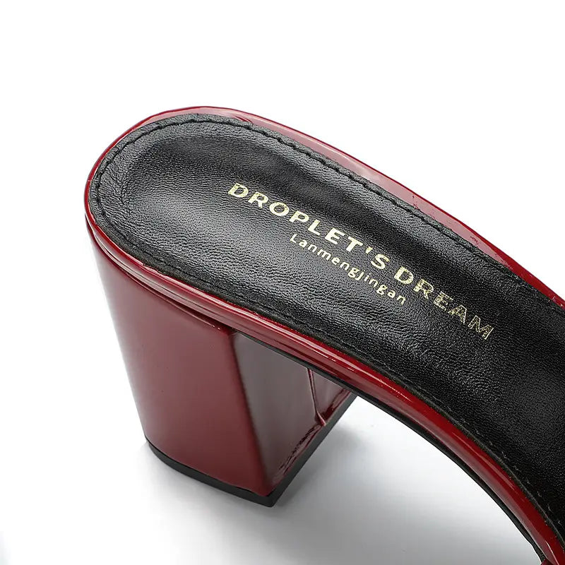 Sheepskin Toe Holder Fish Mouth Sandals for Women Men in Multiple Colors