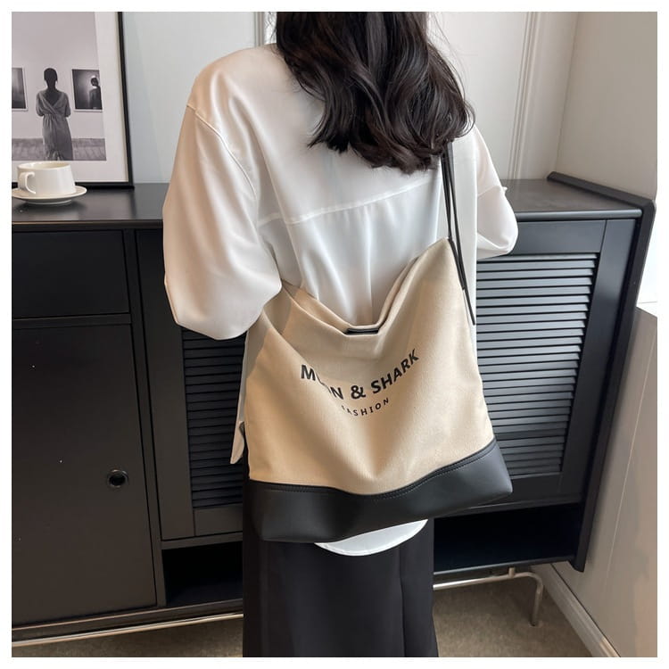 Sac fourre-tout sur toile avec poches à fermeture éclair