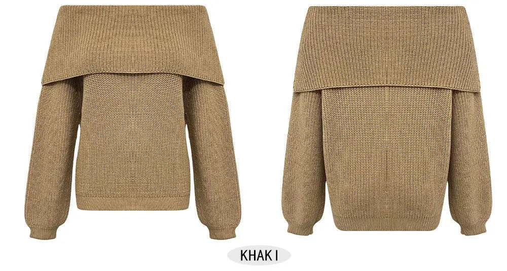 Maglione acrilico a maglia per maglione pullover femminile streetwear s-xl solido