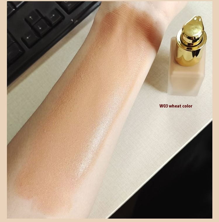 Long Lasting Liquid Foundation for Mixed Skin Natural Coverage Cream Formula