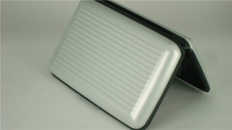 Aluminum Alloy Storage Box with Stripes for Home Organization in the United States