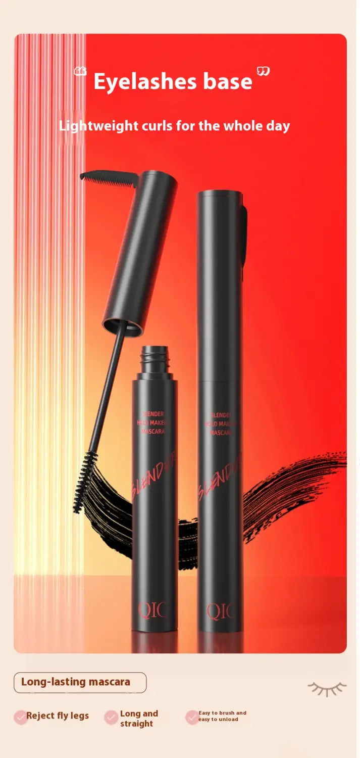 Waterproof Voluminous Curly Black Mascara for Long Smudge-Free Lashes