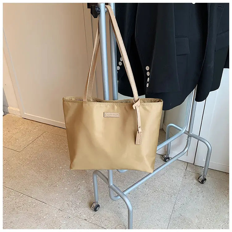 Sac à bandoulière de voyage en tissu Oxford avec poches à fermeture éclair et support de téléphone portable