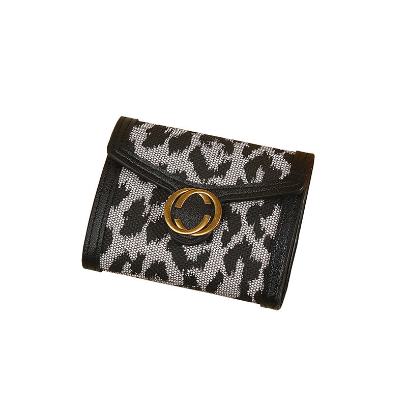 New Leopard Print Women’s Wallet Multi-card-slot Coin Purse All-in-one Clutch Card Holder Female - Leopard Print