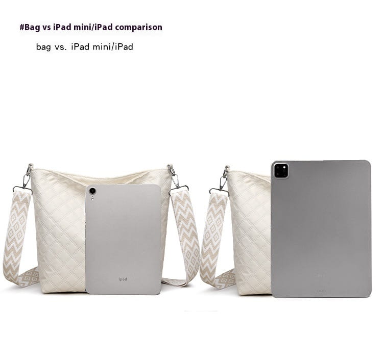 Oxford-Stoffkreuzbody-Umhängetasche mit Zipper mehrfarbiger Reiseboten