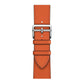 Applicable First Layer Cowhide PU Leather Watch Band Same Strap