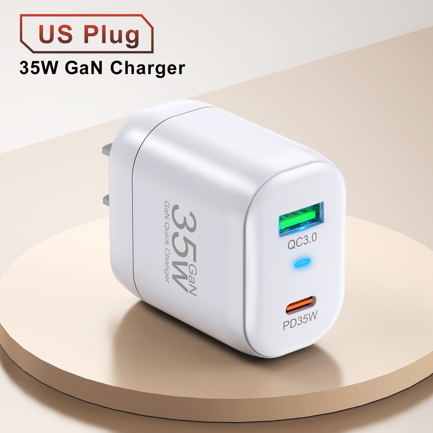 35W Gallium Nitride Charger Fast Charge - Charge Like a Pro with 35W Gallium Nitride Power