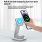 Folding Alloy Three-in-one Wireless Charger - Charge Like Magic with the Folding Alloy Wizard