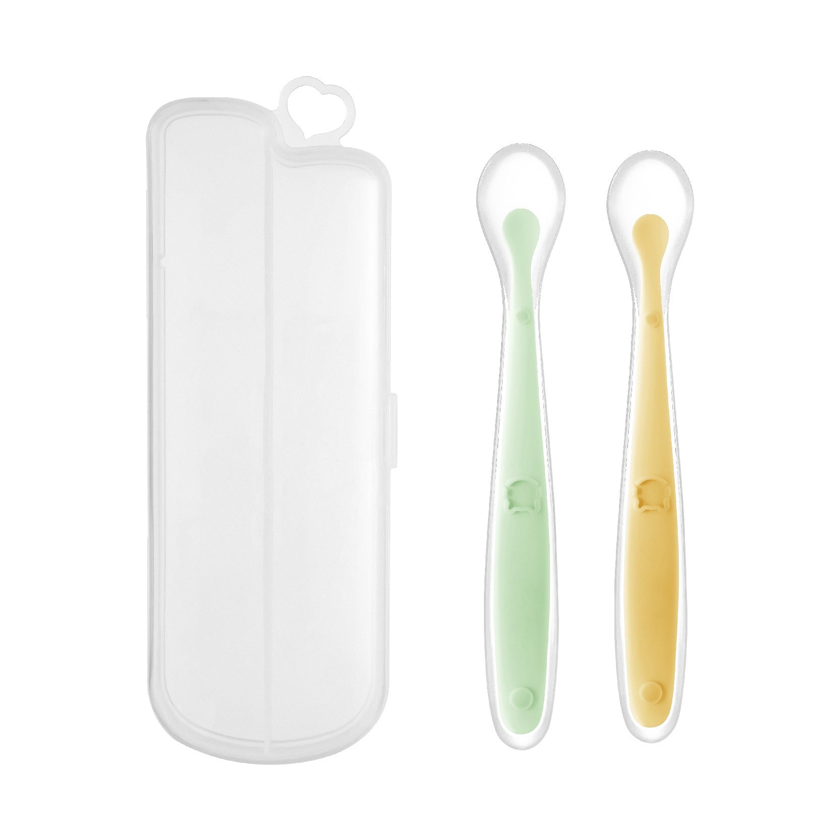 Baby Food Supplement Silicone Spoon - Spoon Wars: The Baby Food Double Spoon Adventure